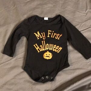My first Halloween 🎃 baby long sleeves onesie